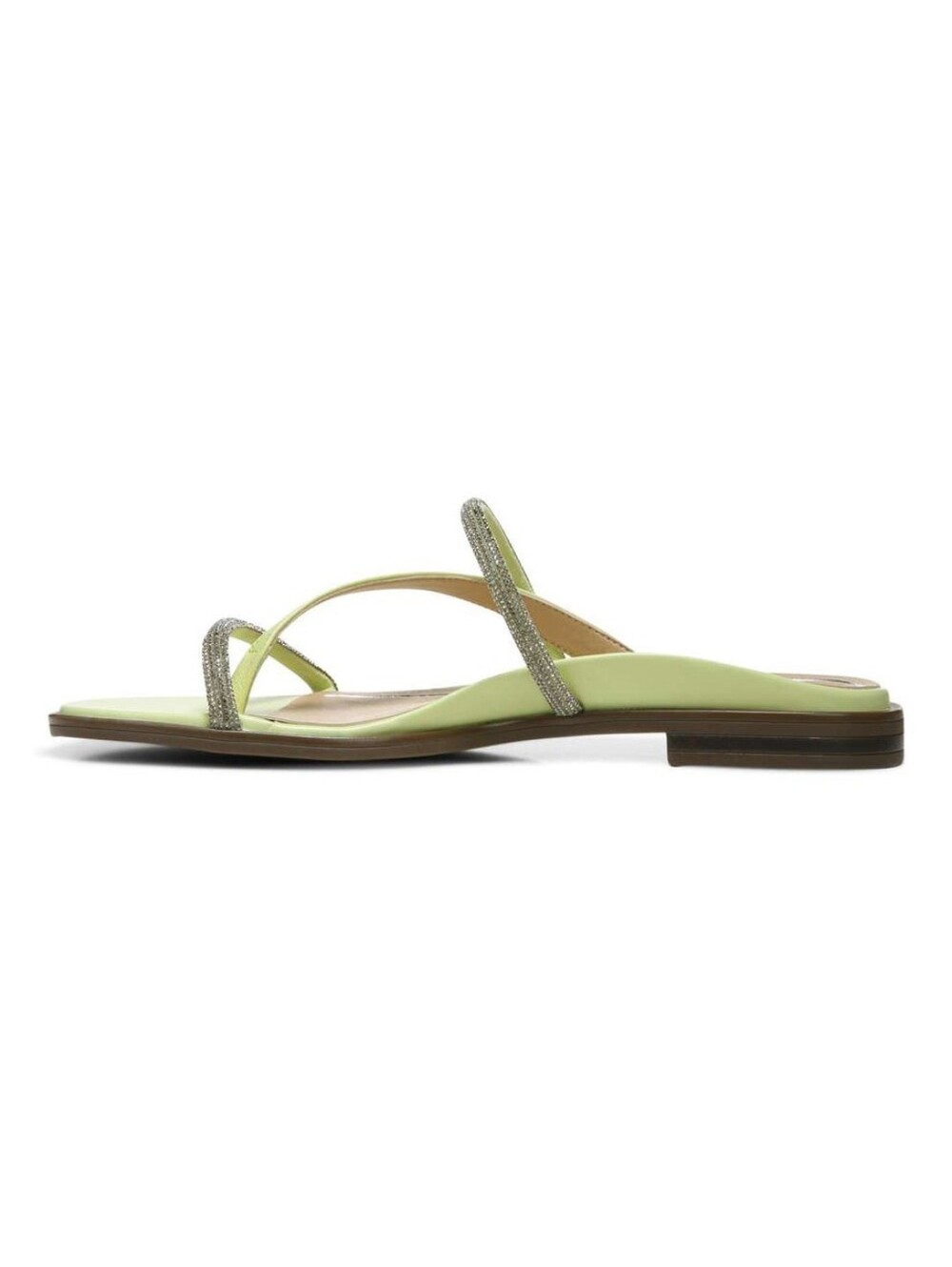 New Without Box VIONIC Prism leather sandals Pale Lime Sz 8 - Picture 3 of 8